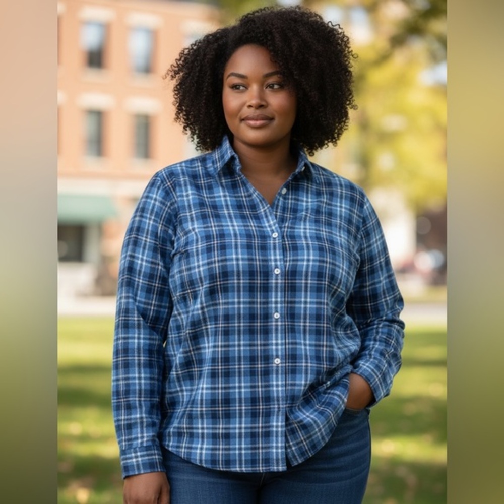 Lauren Ralph Lauren Plaid Button Down Shirt